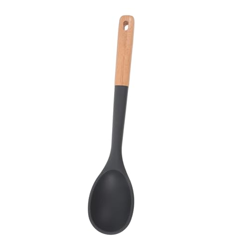 VALICLUD Silicone Kochlöffel mit Langem Holzgriff Multifunktionale Hitzebeständige Küchenutensilie für Antihaft Kochgeschirr Ergonomisches Design für Sicheres Rühren und Servieren VALICLUD Silicone Kochlöffel mit Langem Holzgriff Multifunktionale Hitzebeständige Küchenutensilie für Antihaft Kochgeschirr Ergonomisches Design für Sicheres Rühren und Servieren von VALICLUD