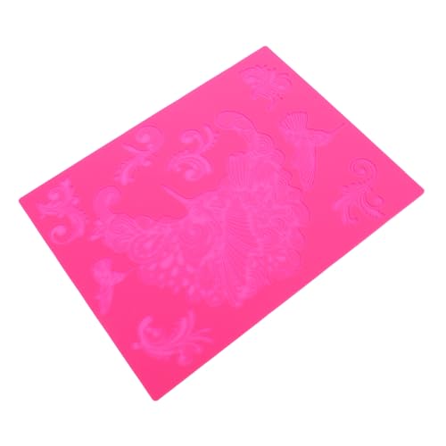 VALICLUD Silikon Prägematte für Kuchen DIY Fondant Backform Lebensmittelecht Flexible Embossing Matte mit Feinem Spitzenmuster für Tortendeko und Backvorbereitung von VALICLUD