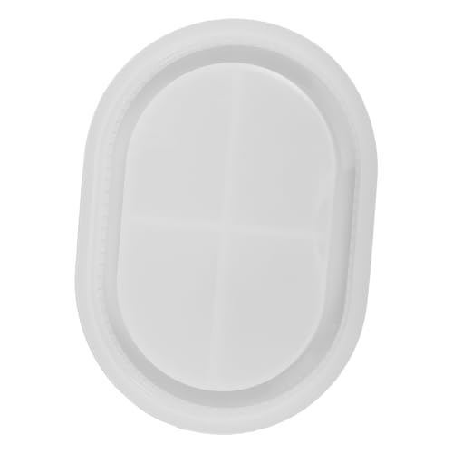 VALICLUD Silikon Tray Mold für DIY Kerzentablett Oval Geformte Gießform für Resin Vielseitige Silikonform für Kreative Bastelprojekte und Handgemachte Dekorationen von VALICLUD