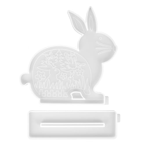 VALICLUD Silikonform Ostern Tischdeko Osterhase Form Silikon Osterhase DIY Schokolade Basteln von VALICLUD