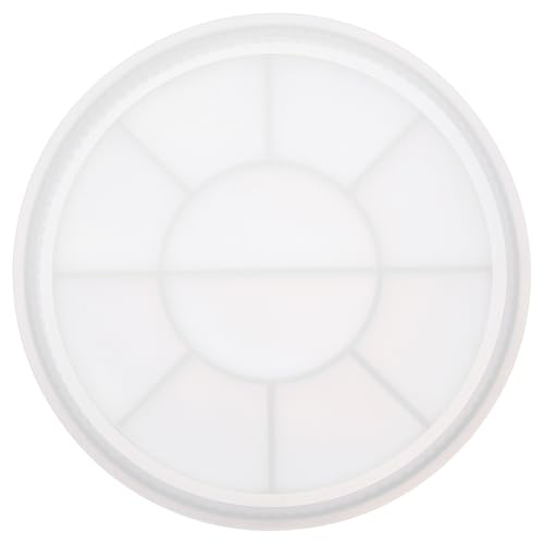 VALICLUD Silikonform Runde Gießform Epoxidharz Tray mit Eleganter Rillenoptik Hitzebeständig Flexibel für Serviertablett Schmucktablett und DIY Resin Kunsthandwerk VALICLUD Silikonform Runde Gießform Epoxidharz Tray mit Eleganter Rillenoptik Hitzebeständig Flexibel für Serviertablett Schmucktablett und DIY Resin Kunsthandwerk von VALICLUD