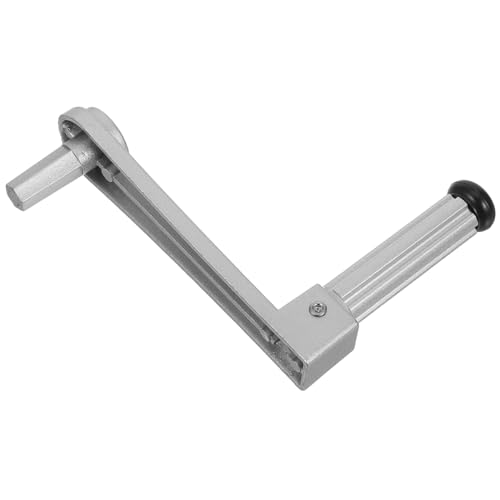 VALICLUD Six Tooth Handkurbel für Kleiderlift Silber Metallgriff für Kleidungstrockner Einfache Bedienung Kompatibel mit Balkon Wäschetrockner Vielseitig für Haushalt und Geschäft VALICLUD Six Tooth Handkurbel für Kleiderlift Silber Metallgriff für Kleidungstrockner Einfache Bedienung Kompatibel mit Balkon Wäschetrockner Vielseitig für Haushalt und Geschäft von VALICLUD