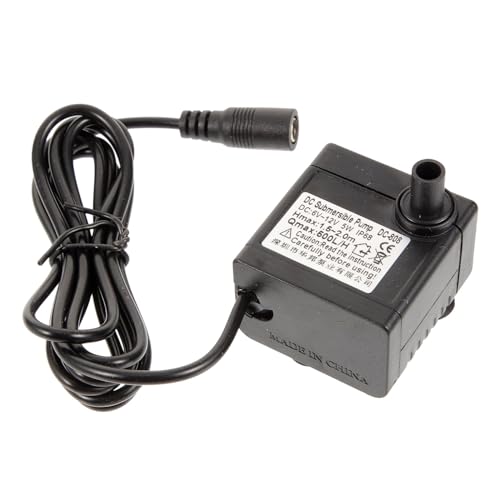VALICLUD Solarbetriebene Tauchpumpe Brushless Dc Wasserdruck Booster Pumpe für Aquarium Springbrunnen Gartenbewässerung und Haushalt mit Förderhöhe Leise Energieeffizient Installieren von VALICLUD