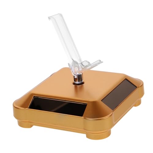 VALICLUD Solarbetriebener Rotierender Schmuckständer mit Led-beleuchtung Drehbare Drehteller-auslage für Uhren Handys Brillen Stabiler Tisch-organizer Vielseitig und Langlebig für von VALICLUD