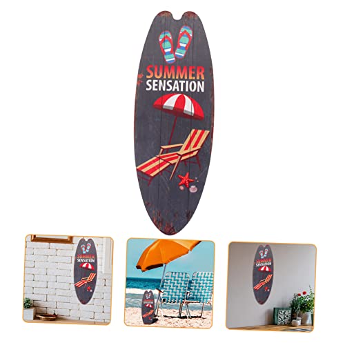 VALICLUD Surfbrett Wanddekoration Holz Strand Themen Schild Für Haus Und Bar Vintage Küstendekor Für Wohnzimmer Und Terrasse von VALICLUD