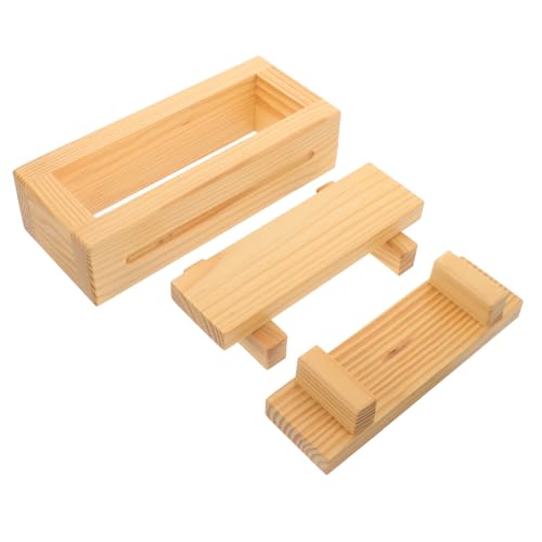 VALICLUD Sushi Press Holz Sushi Roller Maschine Reisrollenformer Selber Machen Küchenwerkzeug Japanisch Koreanisch von VALICLUD