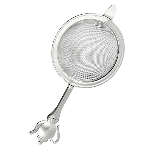 VALICLUD Teesieb mit Ergonomischem Griff Feinmaschiger Filter für Tee Hochtemperaturbeständig für Teezubereitung ohne Rückstände VALICLUD Teesieb mit Ergonomischem Griff Feinmaschiger Filter für Tee Hochtemperaturbeständig für Teezubereitung ohne Rückstände von VALICLUD