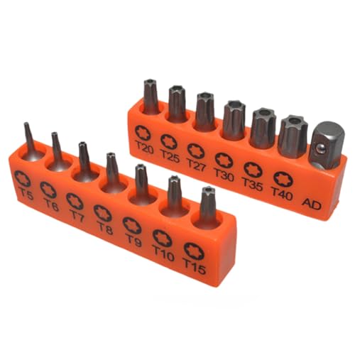 VALICLUD Teiliges Sicherheits Stern Bit Tamper resistente Schraubendreherbits mit Adapter Hohe Härte Passend für Elektroschrauber und Handwerkzeuge von VALICLUD