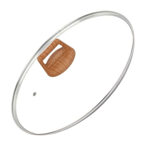 VALICLUD Tempered Glass Pot Lid Topfdeckel Hitzebeständig Bruchsicher mit Dampfauslass für Töpfe Pfannen Haushaltsküche von VALICLUD