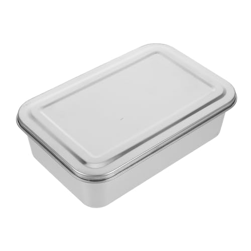 VALICLUD Tiramisu Backform mit Deckel Rechteckige Kuchenform für Backen Aufbewahrung und Präsentation Rostbeständig Reinigen für Desserts und Lasagne von VALICLUD