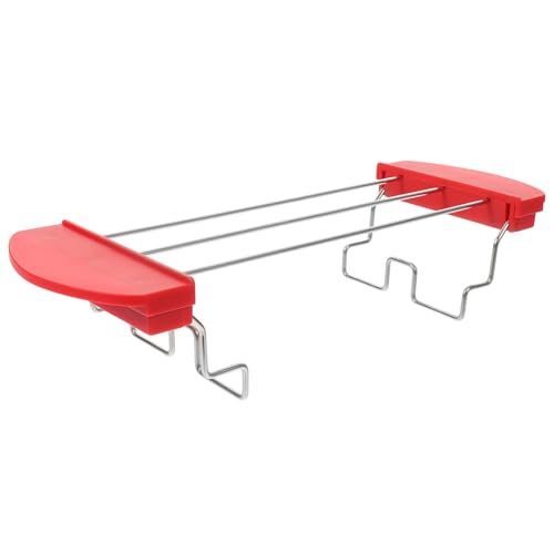 VALICLUD Toaster Warming Rack aus Wiederverwendbarer Toastständer für Küche Kompakt und Praktisch Sicher mit Verbrühungsschutz für Home und Restaurantküchen VALICLUD Toaster Warming Rack aus Wiederverwendbarer Toastständer für Küche Kompakt und Praktisch Sicher mit Verbrühungsschutz für Home und Restaurantküchen von VALICLUD