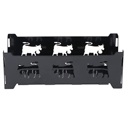 VALICLUD Tragbares Käsegrill Set Mini Antihaft Backform für Camping und Küche Schwarzem Herdständer Backblech und Kleiner Spachtel mit Holzgriff für Fondue und Picknick VALICLUD Tragbares Käsegrill Set Mini Antihaft Backform für Camping und Küche Schwarzem Herdständer Backblech und Kleiner Spachtel mit Holzgriff für Fondue und Picknick von VALICLUD