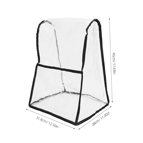 VALICLUD Transparente Staubschutzhülle für Standmixer Wasserdichter Mixer Schutzbezug Maschinenwaschbar Langlebiger Haushaltsgeräte Schutz für Küchenmixer Toaster und Kaffeemaschinen von VALICLUD
