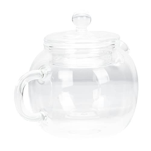 VALICLUD Transparente aus Hitzebeständigem mit Kreativem Griff Japanischer Stil Mini Teekessel mit Integriertem Sieb für Tee und Kaffee Einfach zu Reinigen Haushalts von VALICLUD
