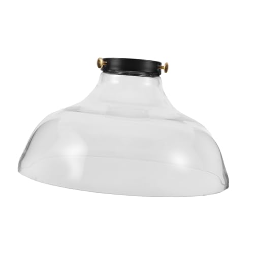 VALICLUD Transparenter Glaslampenschirm Trichterform aus Hitzebeständigem Borosilikatglas mit Mehrlochring Ersatz für Leuchten Dekorativer für Esszimmer und Tischlampen VALICLUD Transparenter Glaslampenschirm Trichterform aus Hitzebeständigem Borosilikatglas mit Mehrlochring Ersatz für Leuchten Dekorativer für Esszimmer und Tischlampen von VALICLUD