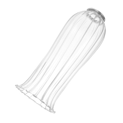 VALICLUD Glas-lampenschirm Für Pendelleuchten Tischlampenschirm Aus Glas Ersatz-lampenschirme Für Kronleuchter Transparente Lampenabdeckungen Passend Für Stehlampen Und von VALICLUD