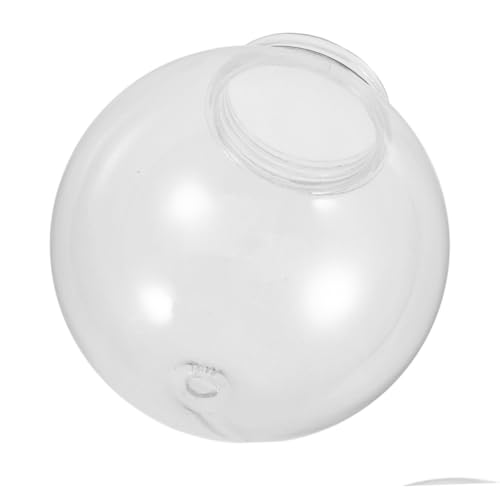 VALICLUD Transparenter Lampenschirm Kugel Ø Gewinde Ersatz für Außenleuchte Deckenleuchte Wandlampe mit Hoher Lichtdurchlässigkeit und Moderner Runder Form von VALICLUD