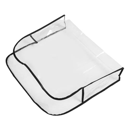 VALICLUD Transparenter PVC Schutzhülle Friseurstuhl Rückenschutz Staubschutz Stuhlbezug Wasserfest Kratzfest Leicht zu Reinigen für Friseure und Kosmetiksalons von VALICLUD