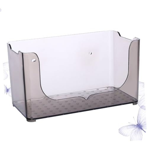 VALICLUD Bad-aufbewahrungsbox Mit Regal Wandregal Zum Aufhängen Für Küche Und Bad Transparent Und Platzsparend Und Praktisch Für Shampoo Und Seife VALICLUD Bad-aufbewahrungsbox Mit Regal Wandregal Zum Aufhängen Für Küche Und Bad Transparent Und Platzsparend Und Praktisch Für Shampoo Und Seife von VALICLUD