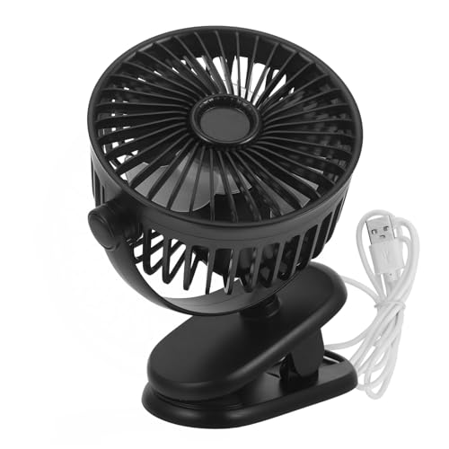 VALICLUD USB Clip Tragbarer Kleiner Tischventilator Leiser Clip mit Oszillation für Zuhause Büro und Reisen aus Robustem Einfache von VALICLUD