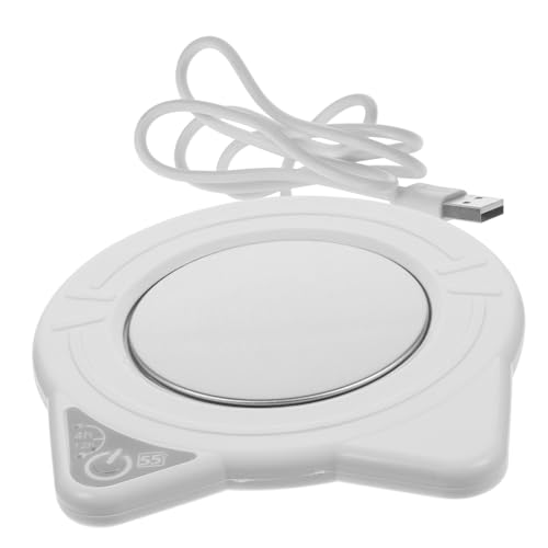 VALICLUD USB Tassenwärmer mit Konstanter Temperatur Automatischer Abschaltung Elektrischer Becherwärmer für Büro Zuhause Schreibtisch Weiß Kabelloser Heizuntersetzer VALICLUD USB Tassenwärmer mit Konstanter Temperatur Automatischer Abschaltung Elektrischer Becherwärmer für Büro Zuhause Schreibtisch Weiß Kabelloser Heizuntersetzer von VALICLUD