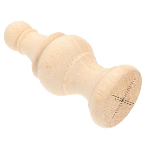 VALICLUD Unbehandelte Holzsäulen Kappen Runde DIY Holzdeko mit Klassischem Römischem Brückendesign Präzise Gefertigt Fein Detaillierte Holzabschlusskappen für Innenraumdekoration und von VALICLUD