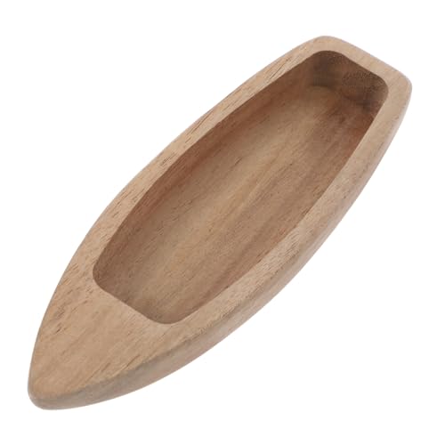 VALICLUD Unfertiges Holzboot Modell Bausatz Stabiles Holzboot Naturbelassenes Miniatur Segelboot DIY Leichtes Kreatives Holzschiff Ornament für Rustikale Wohnraumgestaltung von VALICLUD
