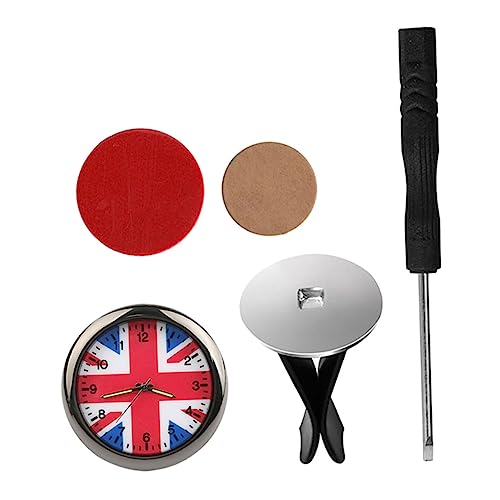 VALICLUD Union Jack Auto Uhr Edelstahl Innenraum Uhr Dekoration Luftauslass Dashboard Befestigung Einfache Installation von VALICLUD