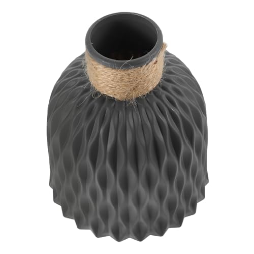 VALICLUD Unzerbrechliche Dekovase mit Ananasstruktur Moderne Graue Blumentopf Vase für Arrangements Tischvase für Frische und Getrocknete Blumen Bruchsicheres Blumenornament VALICLUD Unzerbrechliche Dekovase mit Ananasstruktur Moderne Graue Blumentopf Vase für Arrangements Tischvase für Frische und Getrocknete Blumen Bruchsicheres Blumenornament von VALICLUD