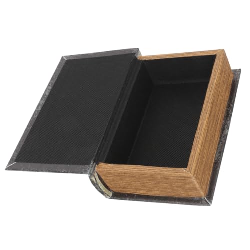 VALICLUD Vintage Dekorative Buchattrappe Aufbewahrungsbox Falsche Buchbox mit Retro Design Dekorative Prop Book für Regal Side Table und Table Vielseitige Aufbewahrung und Dekoration von VALICLUD