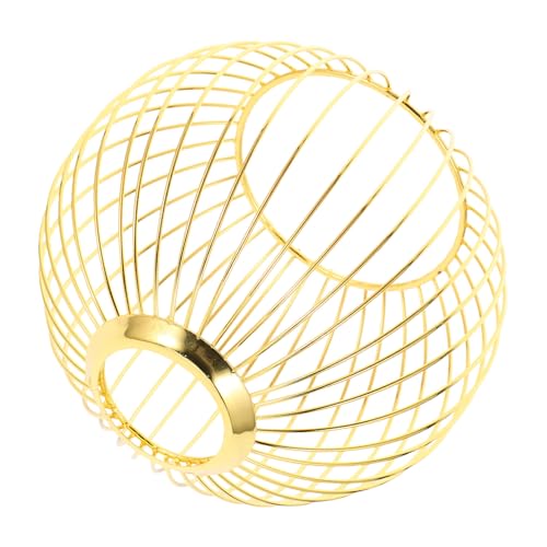 VALICLUD Vintage Industrie Metall Lampenschirm Draht Hängelampe Lichtschutzschirm für Pendelleuchte Hotel Wohnzimmer Dekoration Stabiles Langlebiges Design Geometrische Offene Struktur von VALICLUD