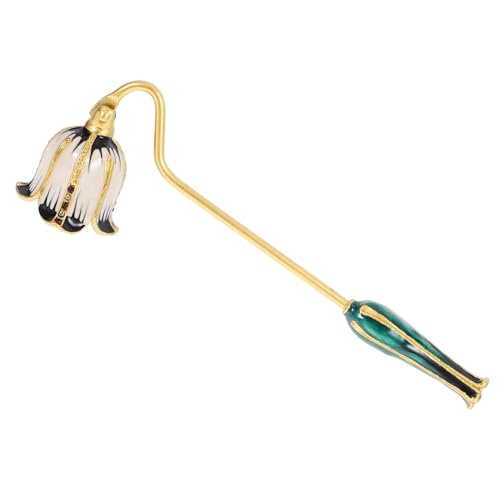 VALICLUD Vintage Kerzenlöscher aus Metall Leichter Langer Griff Sicherer Flammenlöscher für Haushalt Verhindert Dochtschäden und Wachsspritzer Dekoratives Langlebiges Kerzen accessoire von VALICLUD
