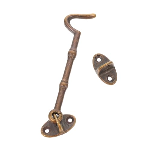 VALICLUD Vintage Kupfer Fensterhaken Winddicht Windschutz Tür Fensterfixierung Korrosionsbeständig Robust Für Innenräume Retro Design VALICLUD Vintage Kupfer Fensterhaken Winddicht Windschutz Tür Fensterfixierung Korrosionsbeständig Robust Für Innenräume Retro Design von VALICLUD