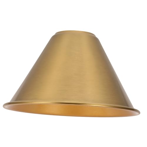 VALICLUD Vintage Lampenschirm Ersatz Lampenschirm aus Kupferfarbenem Metall für Steh Tischlampe Langlebig Leicht zu Installieren für Schlafzimmer Wohnzimmer Hotel und Büro von VALICLUD