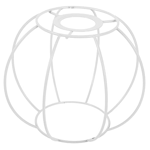 VALICLUD Vintage Lampenschirm aus Metall DIY Lampenschirm Halterung für Tischlampen und Rostbeständig für Kreative Projekte und Lichtgestaltung von VALICLUD