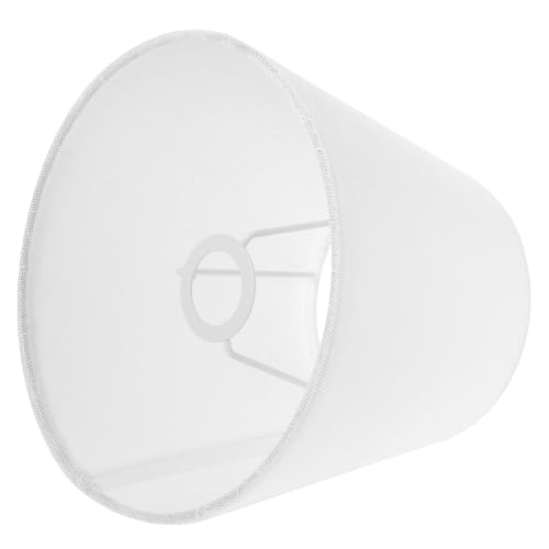 VALICLUD Vintage Lampenschirm für Tischlampen Weiße Zylindrische Form für Schlafzimmer Wohnzimmer Einfache Installation Stilvolles Design für Moderne Räume von VALICLUD
