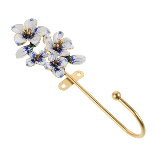 VALICLUD Vintage Wandhaken mit Künstlerischem Emaille-design Kompakt und Vielseitig für Flur Küche Bad als Schlüsselhalter Mantelhaken und Aufbewahrungsrack Japanischer Minimalismus von VALICLUD