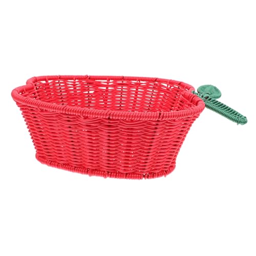 VALICLUD Wabenkorb Apfelform Obstkorb Aufbewahrungskorb Tischdekoration Multifunktionaler Desktop Brotkorb Snackbehälter Klein Platzsparend Cartoon Design von VALICLUD
