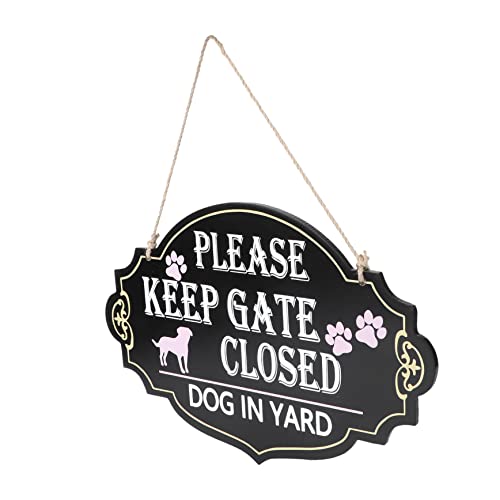 VALICLUD Wandhängendes Hundeschild aus Holz Vintage Haustier Schild für Garten und Zuhause Stilvolle Wanddekoration für Eingangsbereich und Wohnräume VALICLUD Wandhängendes Hundeschild aus Holz Vintage Haustier Schild für Garten und Zuhause Stilvolle Wanddekoration für Eingangsbereich und Wohnräume von VALICLUD