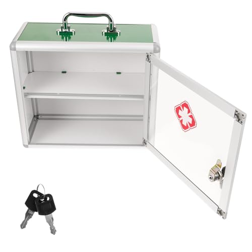 VALICLUD Wandmontierter Medizinschrank Robuste und Langlebige Medizinbox für Orte Einfache Installation Große Kapazität für Zuhause Büro VALICLUD Wandmontierter Medizinschrank Robuste und Langlebige Medizinbox für Orte Einfache Installation Große Kapazität für Zuhause Büro von VALICLUD