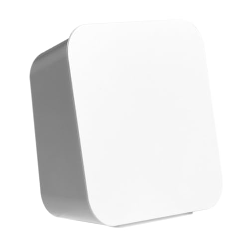 VALICLUD Wandmontierter Wattepads Behälter mit Klappdeckel Multifunktionaler Baumwollstäbchen Organizer Staubgeschützt Installieren Platzsparend für Bad und Haushalt Weiß VALICLUD Wandmontierter Wattepads Behälter mit Klappdeckel Multifunktionaler Baumwollstäbchen Organizer Staubgeschützt Installieren Platzsparend für Bad und Haushalt Weiß von VALICLUD