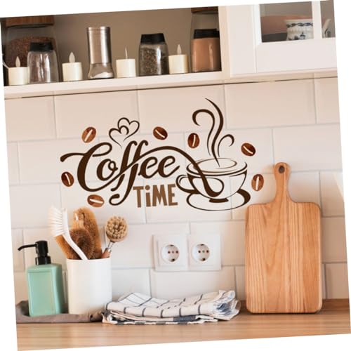 VALICLUD Wandtattoo Kaffee Kunst Aufkleber Selbstklebend für Wohnzimmer Küche Deko Wiederverwendbarer Wandsticker ohne Rückstände Glänzende Farben Leichtes Anbringen Glatten Flächen VALICLUD Wandtattoo Kaffee Kunst Aufkleber Selbstklebend für Wohnzimmer Küche Deko Wiederverwendbarer Wandsticker ohne Rückstände Glänzende Farben Leichtes Anbringen Glatten Flächen von VALICLUD