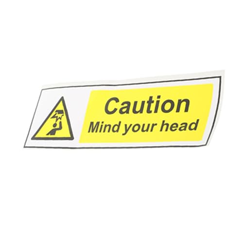 VALICLUD Warnhinweis Aufkleber Selbstklebend für Niedrige Deckenhöhe Langlebiges Warnschild mit Stabiler Konstruktion Einfach zu Montieren Wetterfest und Vielseitig Einsetzbar für Innen VALICLUD Warnhinweis Aufkleber Selbstklebend für Niedrige Deckenhöhe Langlebiges Warnschild mit Stabiler Konstruktion Einfach zu Montieren Wetterfest und Vielseitig Einsetzbar für Innen von VALICLUD