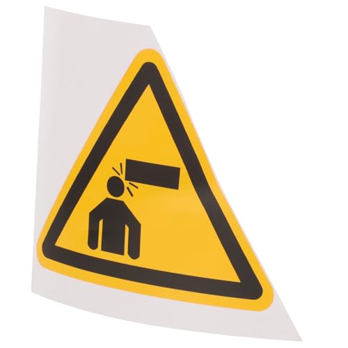 VALICLUD Warnschild Achtung Kopf Selbstklebend Langlebiges Low Overhead Hinweiszeichen Robustes Warnschild für Werkstatt Lager und Parkplätze Einfache Montage Glatten Flächen VALICLUD Warnschild Achtung Kopf Selbstklebend Langlebiges Low Overhead Hinweiszeichen Robustes Warnschild für Werkstatt Lager und Parkplätze Einfache Montage Glatten Flächen von VALICLUD