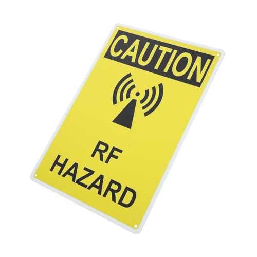 VALICLUD Warnschild Funkfrequenz Warnung Robustes Metall Schild für Wand Tür Langlebig Leicht Geeignet für Fabrik Lager Sicherheitsbereich VALICLUD Warnschild Funkfrequenz Warnung Robustes Metall Schild für Wand Tür Langlebig Leicht Geeignet für Fabrik Lager Sicherheitsbereich von VALICLUD