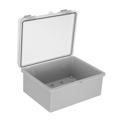 VALICLUD Wasserdichte Kunststoff Verteilerdose Kompakte Schutzbox mit Scharnierdeckel und Montageplatten für Außenbereich Sicherheitsstromanschluss VALICLUD Wasserdichte Kunststoff Verteilerdose Kompakte Schutzbox mit Scharnierdeckel und Montageplatten für Außenbereich Sicherheitsstromanschluss von VALICLUD
