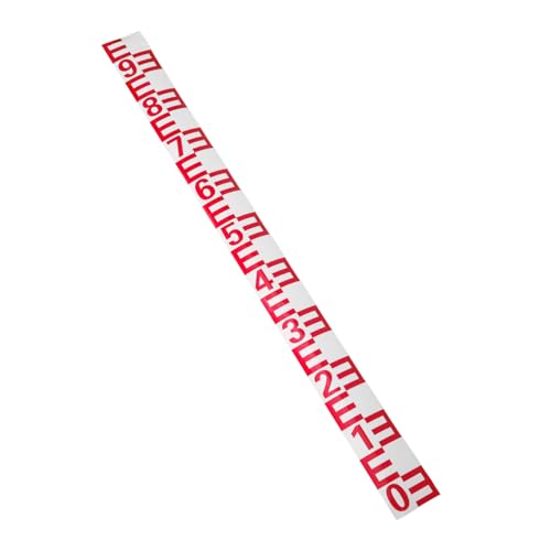 VALICLUD Wasserstandsanzeige Aufkleber Reflektierender Selbstklebender Wasserstandsanzeiger für Präzise Messungen Teichen Pools und Tanks Installieren Langlebig und von VALICLUD