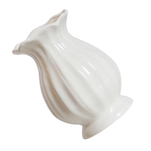 VALICLUD Weiße Keramikvase mit Wellenmuster Hohe Deko Vase für Getrocknete Blumen Moderner Tischdekor für Büro Wohnzimmer Hochzeit und Zuhause Vielseitig Einsetzbar VALICLUD Weiße Keramikvase mit Wellenmuster Hohe Deko Vase für Getrocknete Blumen Moderner Tischdekor für Büro Wohnzimmer Hochzeit und Zuhause Vielseitig Einsetzbar von VALICLUD