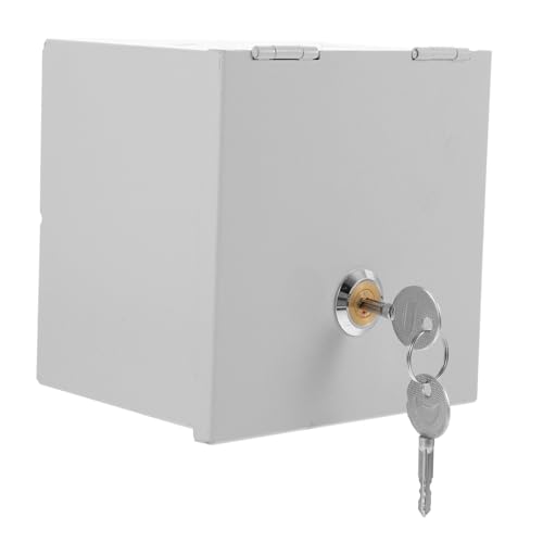 VALICLUD Wetterfeste Abschließbare Außensteckdose aus Rostfreiem Eisen Schutzbox für Wohnmobil Generator Elektrowerkzeug Diebstahlschutz Steckdosenbox Vielseitiger Zufällige Farbe von VALICLUD