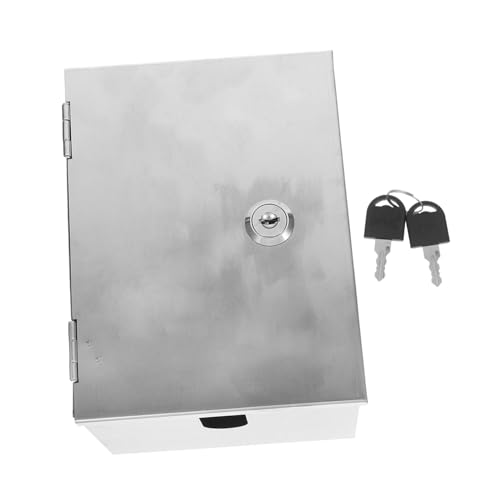 VALICLUD Wetterfeste Außensteckdosenbox aus Edelstahl mit Schloss Abschließbarer Steckdosenschutz für Outdoor Wasserfeste und Diebstahlsichere Metallbox Robust für Industrie Küstenbereiche VALICLUD Wetterfeste Außensteckdosenbox aus Edelstahl mit Schloss Abschließbarer Steckdosenschutz für Outdoor Wasserfeste und Diebstahlsichere Metallbox Robust für Industrie Küstenbereiche von VALICLUD
